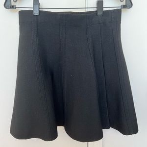 Zara Basics Thick Woven A-Line Skirt